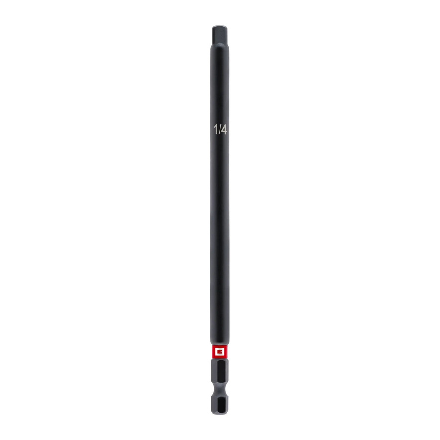 Einhell Steckschlüssel-Adapter Impact 1/4 Zoll mit 6 mm Bitaufnahme in Schwarz - Bild 2