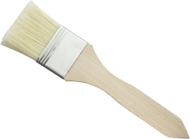 Schneider Pastry Brush mit Holzstiel, weiß, L: 22 cm, B: 5 cm, H: 0,5 cm - Bild 1