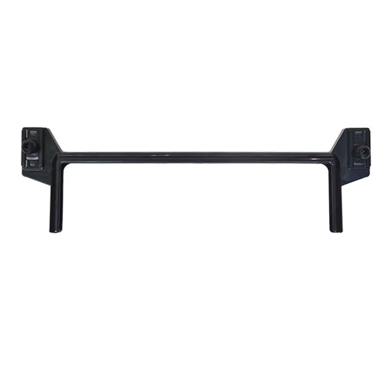 Doppelte Bildschirm-Halterung für Toyota Land Cruiser LC300 2022-2024 mit kabelloser Ladestation und Bluetooth in Schwarz - Bild 3