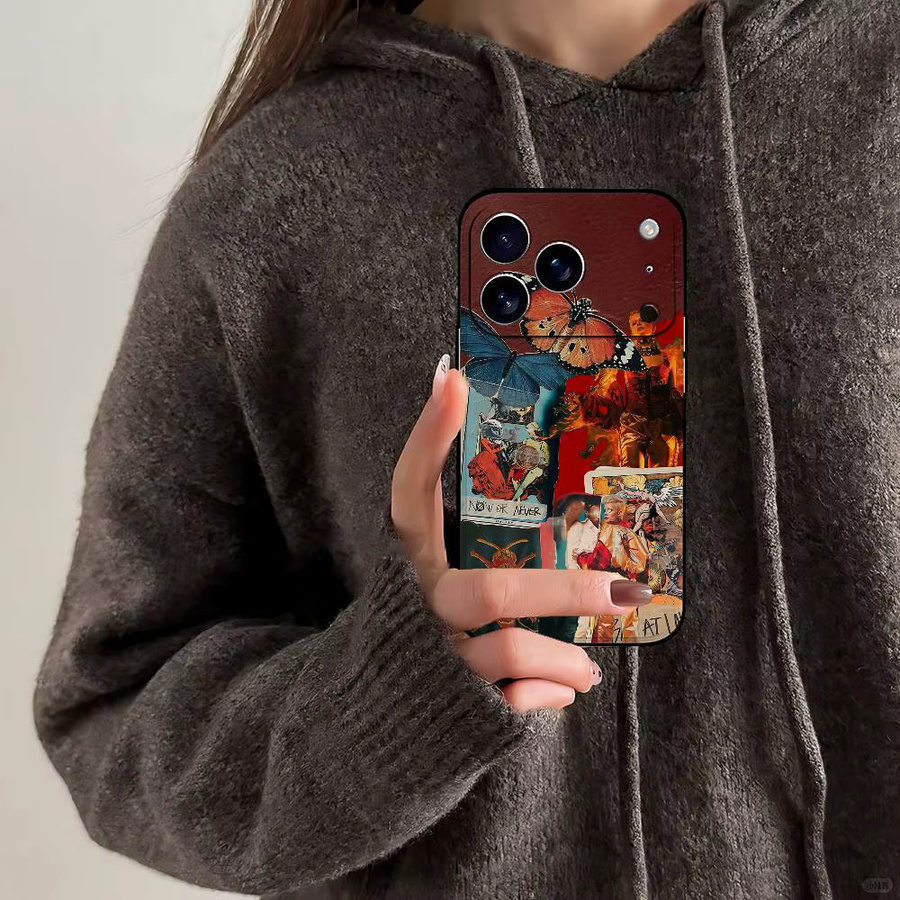 Mesuca Handyhülle für iPhone 11 bis iPhone 17 Pro Max Plus Mini aus weichem TPU in Multicolour - Bild 4
