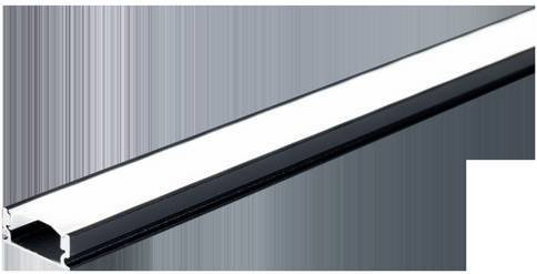 Opple LED-Profil aus Aluminium und Polycarbonat in Schwarz - Bild 1