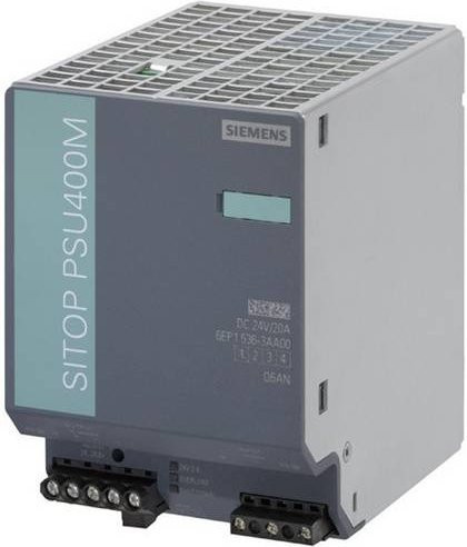 Siemens Hutschienen-Netzteil 24 V/DC 20A 480W Grau - Bild 1