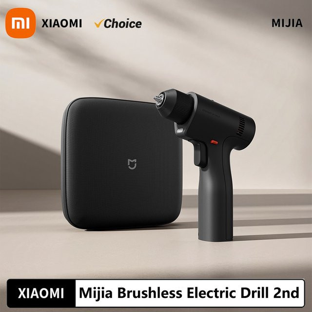 Xiaomi Mijia Akku-Bohrschrauber 2, multifunktionales elektrisches Bohrmaschinen-Set mit USB-C-Anschluss und wiederaufladbarem Akku - Bild 1