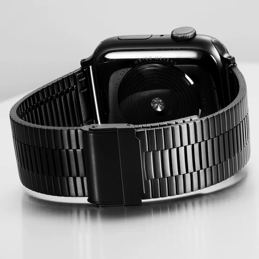 CHIICSMART Uhrenarmband Edelstahl, Schwarz, Unisex - Bild 5