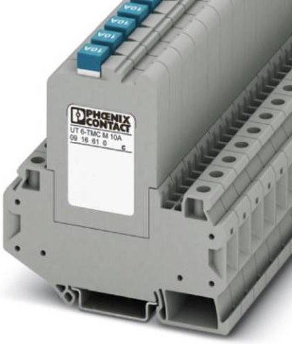 Phoenix Contact 0916609 UT 6-TMC M 8A Thermischer Schutzschalter, 240 V/AC, 8A, Grau, 6 Stück - Bild 1