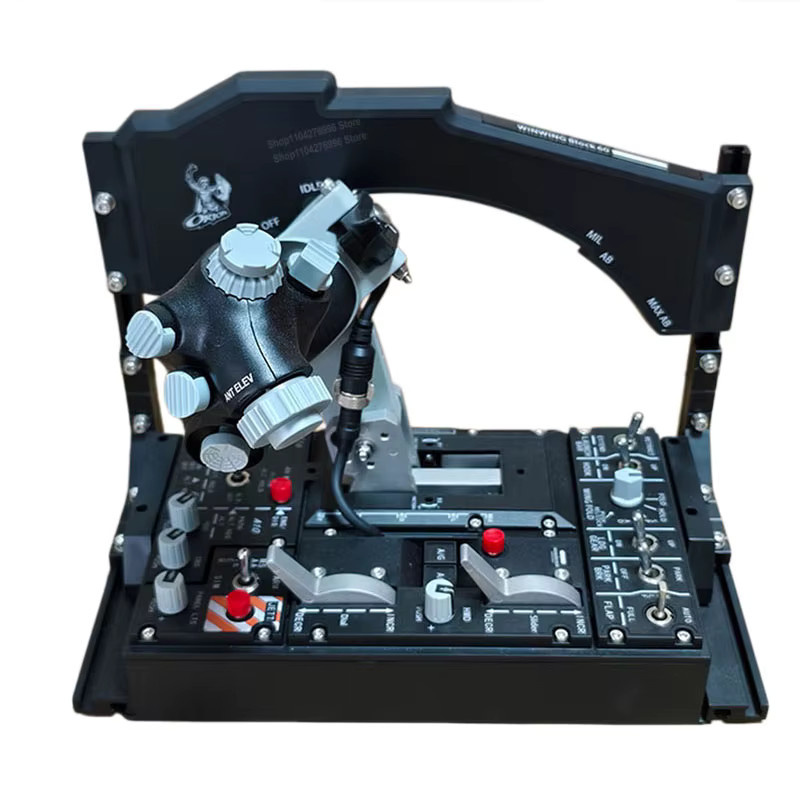 WINWING Orion 2 ViperAce EX Flight Throttle Kit Flugsimulator Steuerknüppel in Schwarz für DCS, X-Plane und MSFS - Bild 3