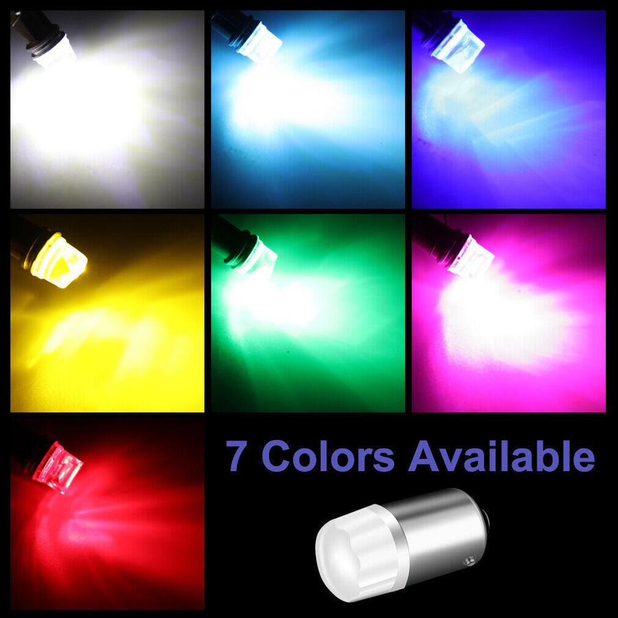 10 Stück XST Car LED-Glühbirnen BA9S T4W für Auto, Blau, 12V SMD LED-Anzeigelampe für Kennzeichenlampe, Innenleuchte und Side Wedge - Bild 2