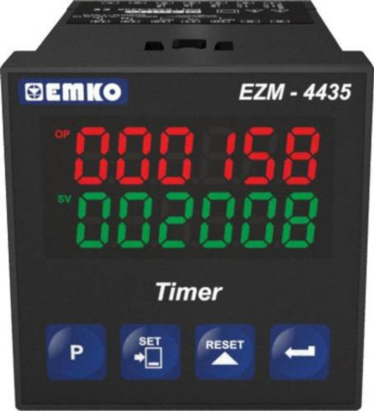 Emko EZM-4435.5.00.0.1/00.00/0.0.0.0 Timer in Schwarz aus Kunststoff - Bild 1