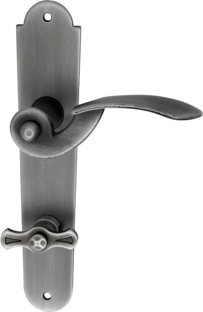 Schösswender Türbeschlag Elite WC-Schild 90 Schwarz Matt Passiviert - Bild 1