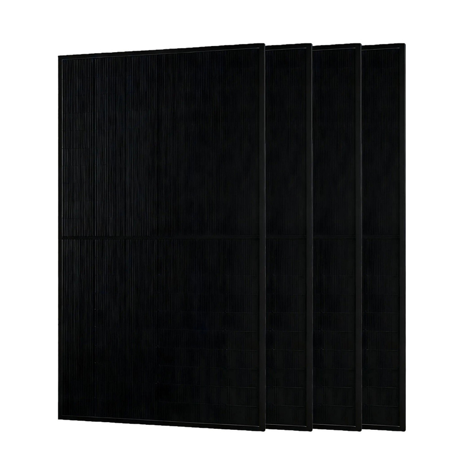 JA Solar 500W Bifazial Glas-Glas Solarpanel Monokristallin Full Black JAM60D41 LB 4er Set - Bild 2
