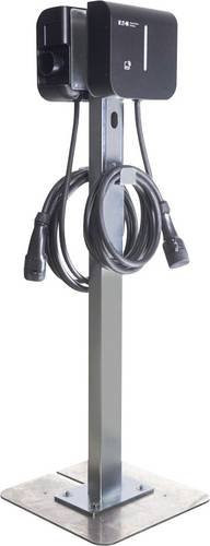 Eaton GM Home & Building eMobility Doppel-Standfuß für 2 Wallboxen aus Edelstahl in Schwarz - Bild 1