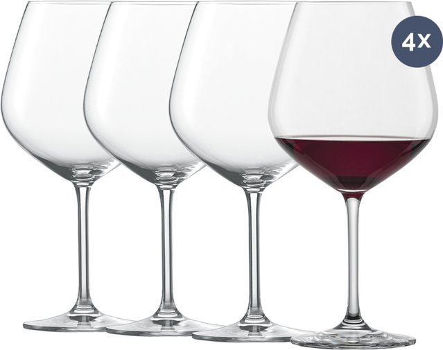 Schott Zwiesel Burgundergläser Forté aus Kristallglas, transparent, 4er Set, 732 ml pro Glas - Bild 1