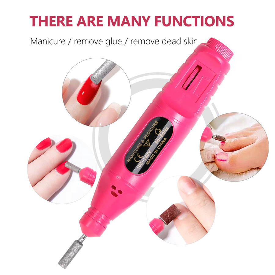 LULAA Elektrisches Nagelbohrer-Set, Unisex - Bild 4