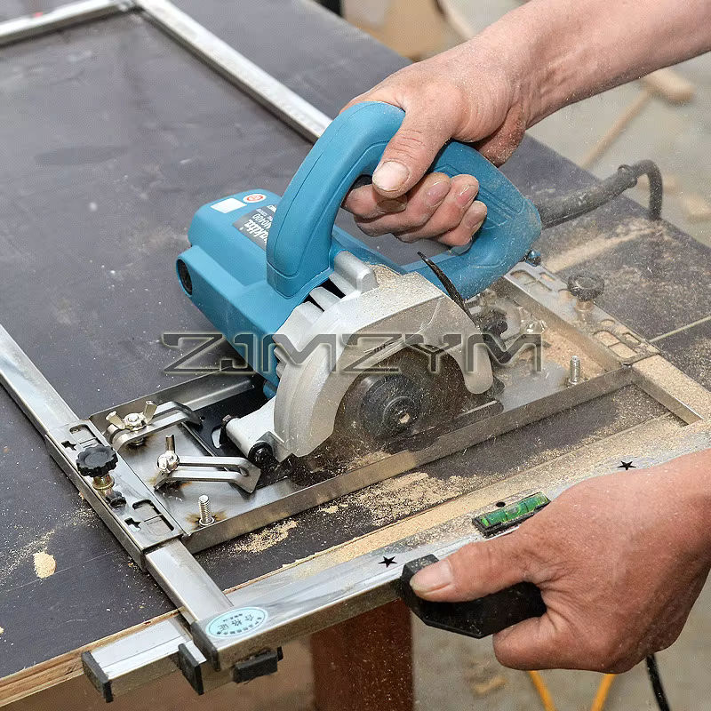 ZJMZYM Elektrischer Brettschneider und Kreissägehalter mit Führungsschiene zur schnellen Positionierung - Bild 2