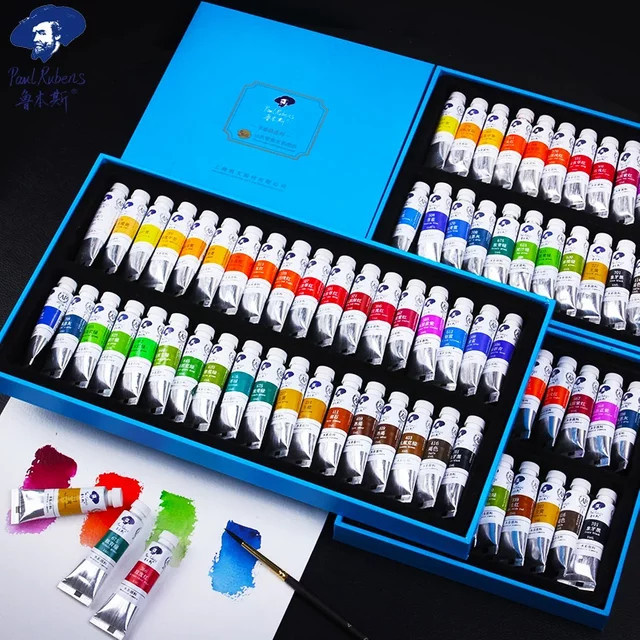 Paul Rubens Aquarellfarben Tube Set in Multicolour mit 18/24/36 Farben für Anfänger und Kunstbedarf (5 ml pro Tube) - Bild 1