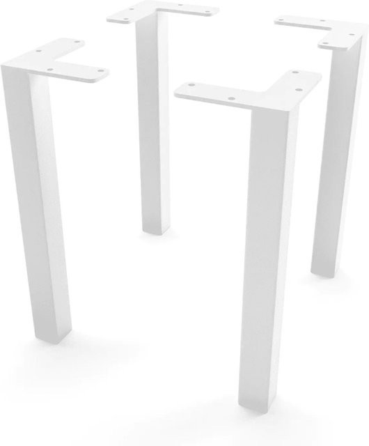 HEVVA Möbelfüße LUZERN Weiß, 4er Set, Höhe: 25 cm - Bild 1