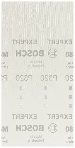 Bosch Expert M480 Schleifnetz für Schwingschleifer ungelocht Körnung 320, 10 Stück, B: 23,0 cm x L: 11,5 cm - Bild 1
