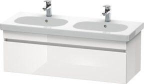 Duravit Waschtischunterschrank DuraStyle, weiß hochglänzend, wandhängend, B: 115 cm, T: 45,3 cm, H: 39,8 cm - Bild 1