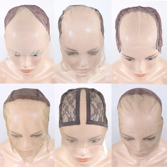 Lace-Front-Perückenkappe, hellbraun, 13 x 4 13 x 6 Vollspitze, Unisex - Bild 1