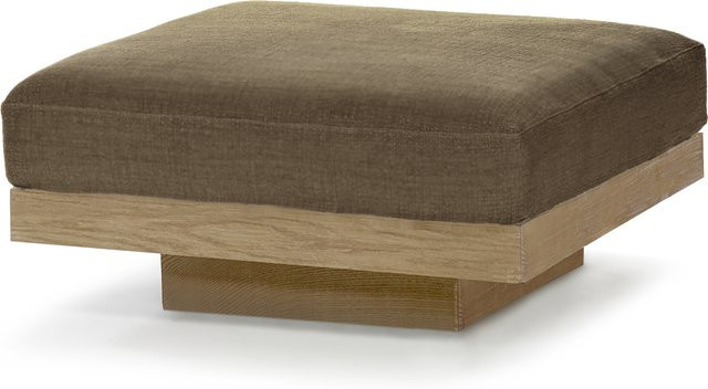 Serax Rudolph Outdoor Ottomane aus Teakholz in Beige mit Polstern - Bild 1