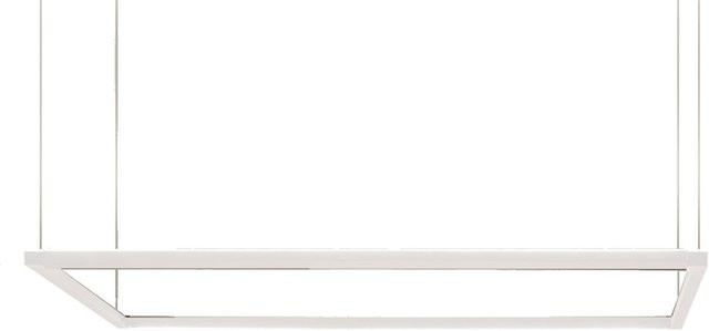 Nemo Lighting Spigolo LED-Pendelleuchte horizontal in Weiß mit warmweißem Licht (3000K) - Bild 1