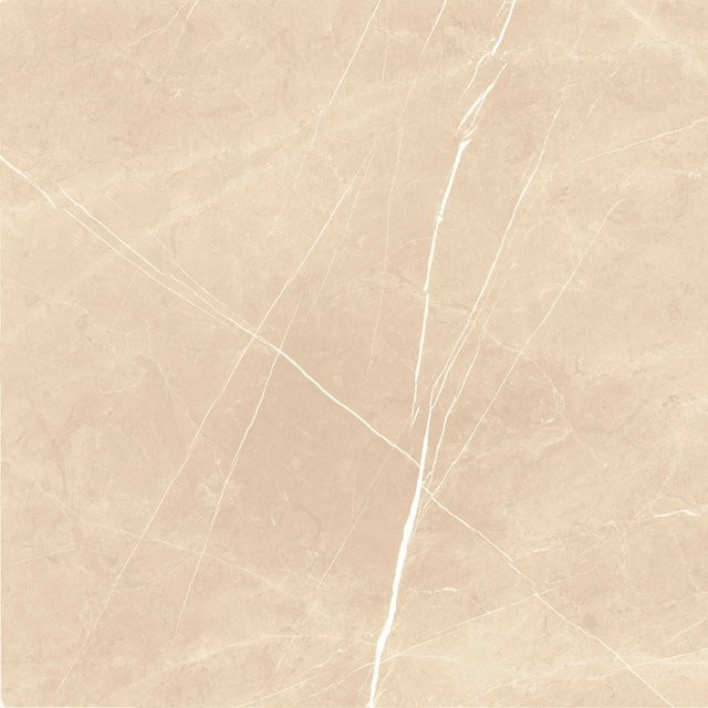 Bodenfliese Feinsteinzeug United Tile und Mosaic Ciana in Beige mit Marmoroptik, poliert, B/B: 60 x 60 cm - Bild 1