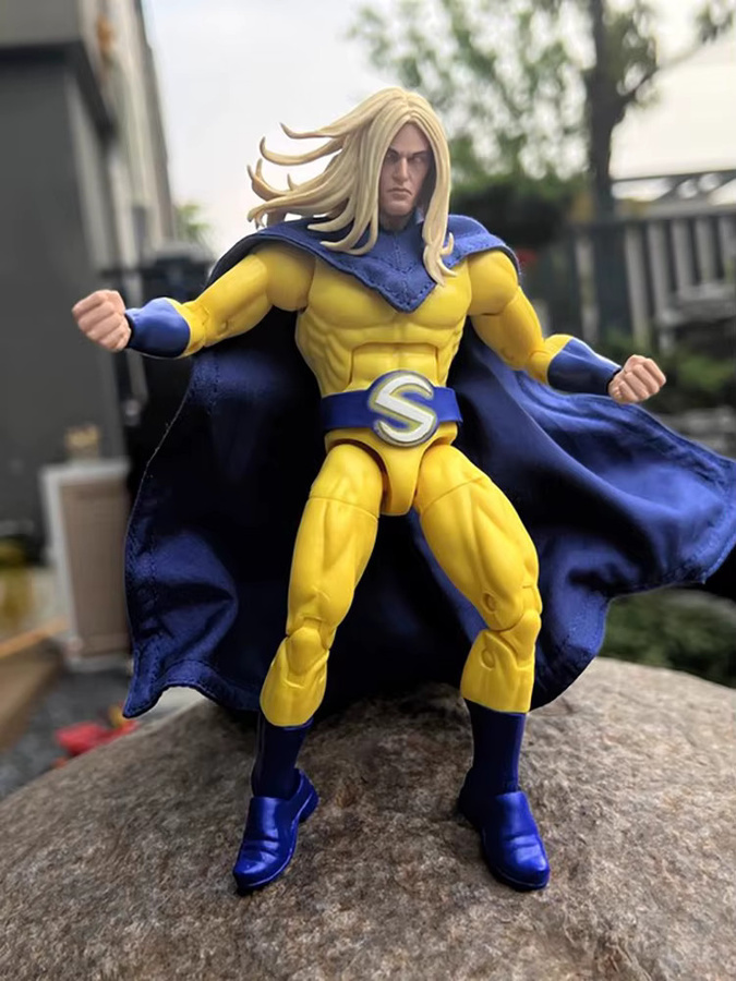 Hot Toys Marvel Sentry Robert Blue Cloak, Sammlerfigur, Maßstab 1:12, Superhelden - Bild 5