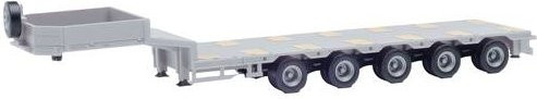 Herpa H0 Modell Goldhofer 5-Achsig Semitiefladeauflieger Anhänger 076388-010