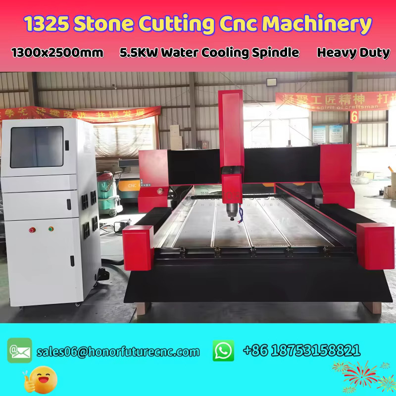 honorfuture CNC Stein Gravur Maschine und Granit Schneidefräse mit Polierfunktion B/T/H: 130 x 250 cm - Bild 2