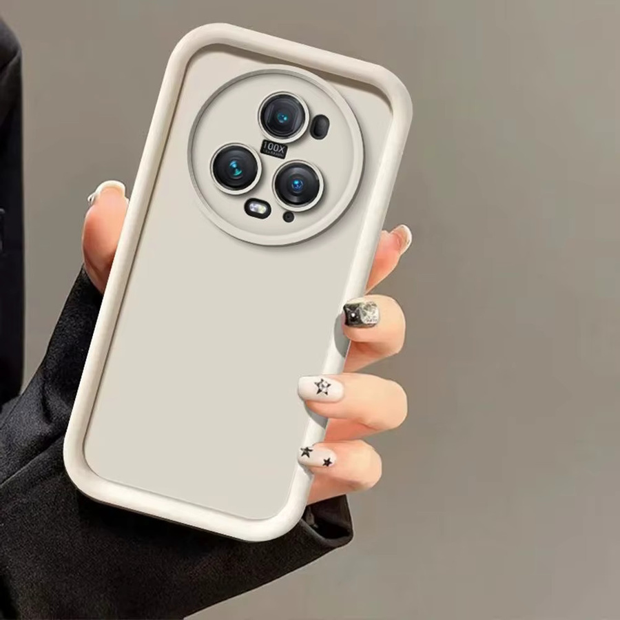 Silikon Schutzhülle in Candy Farbe für Huawei Honor Magic Serie Pro Plus 5G, Farbe: Weiß - Bild 2