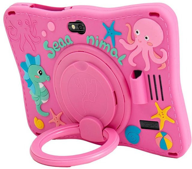 BDF Kindertablett mit 7 Zoll Display, Android 13, 4GB RAM, 64GB ROM, Mediatek Quad-Core, Farbe: Pink - Bild 1