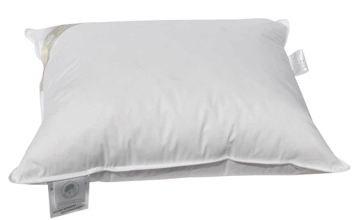 Frankenstolz Kopfkissen Federkissen mit 15% Daunen in Weiß, B/H: 50 x 60 cm - Bild 1