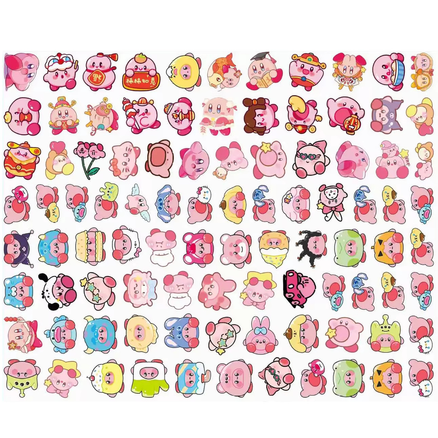 Bandai Kirby Anime Harz-Accessoires, 50-teiliges Set, Bunt / Mehrfarbig - Bild 4