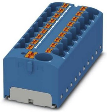 Phoenix Contact Verteilerblock Blau 8 Stück - Bild 1