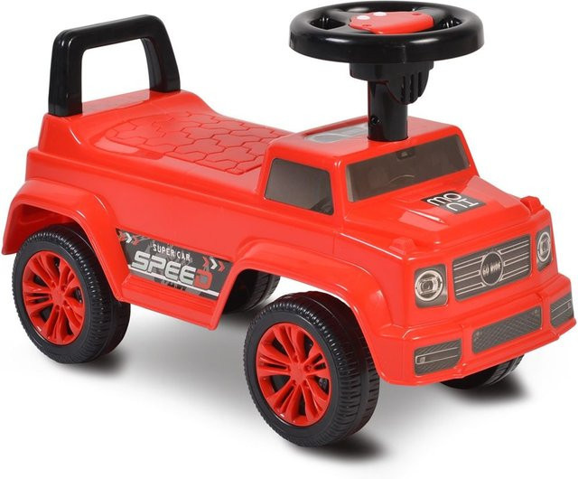 Moni Speed JY-Z12 Rutschauto, Musikfunktion, rot, ab 1,5 Jahre - Bild 1