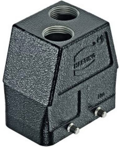 Harting Tüllengehäuse 19370100465 aus Aluminium in Schwarz - Bild 1