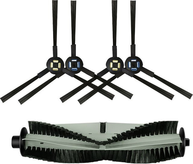 Seitenbürsten Roller Pinsel in Schwarz für Silvercrest SSR1 SSRA1 und Ilife A9s A9 A7 A80 Plus A10s L100 Roboter Staubsauger - Bild 1