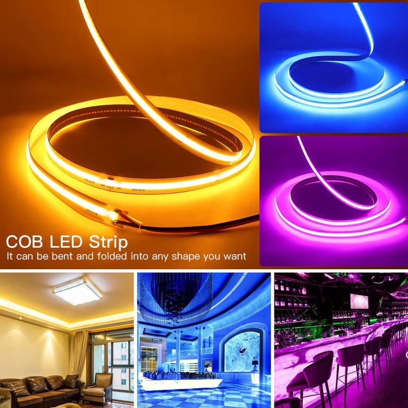 Dimmbarer XUNATA COB-LED-Streifen USB 5 V mit 320 LEDs/m in Weiß, Rot, Blau oder Grün - Bild 3