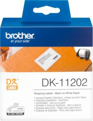 Brother DK-11202 Versand-Etiketten aus Papier, Weiß, Breite: 6,2 cm, Höhe: 10 cm - Bild 3