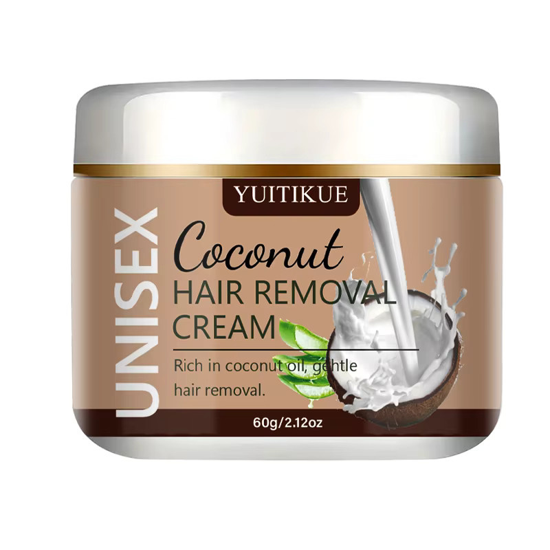 YUITIKUE Kokos Haarentfernungscreme, Unisex, 60g - Bild 3