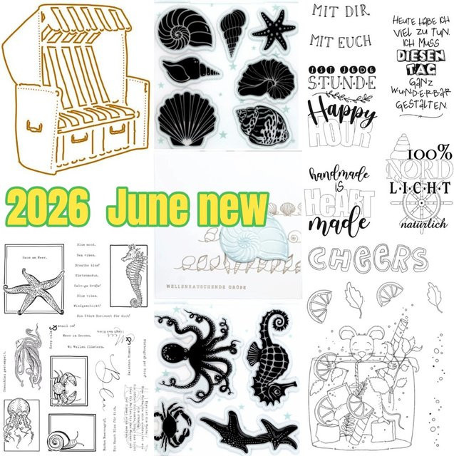 Stempelset Me Time Kleine Pause aus Metall in Silber für DIY Scrapbooking und Bastelarbeiten - Bild 1