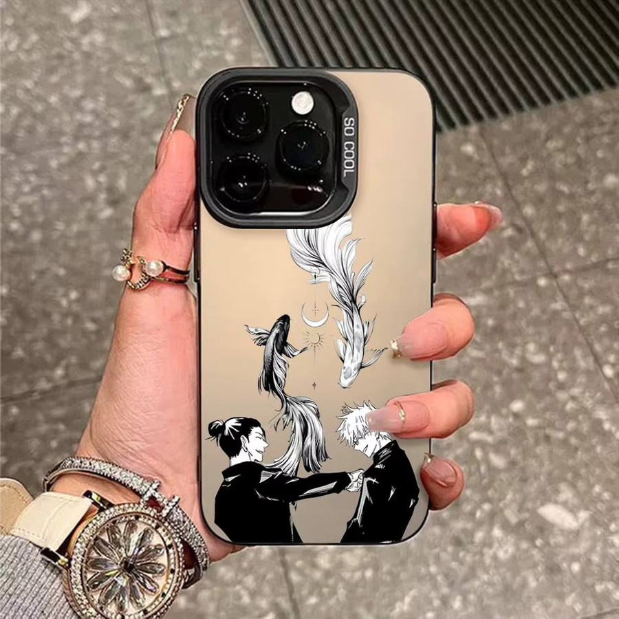 Mesuca Anime Jujutsu Kaisen Handyhülle für iPhone 11 bis 17 Pro Max und weitere Modelle - Bild 4