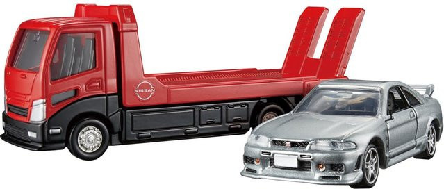 Takara Tomy Tomica Premium Tomica Transporter Nissan Skyline GT-R BCNR33, Mini-Autospielzeug, rot, ab 6 Jahre - Bild 1