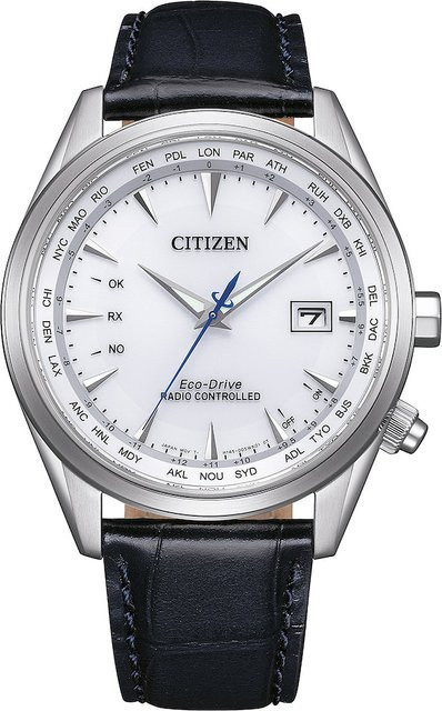 Citizen Armbanduhr, Solar, Edelstahl, Leder, 43 mm, Herren - Bild 1