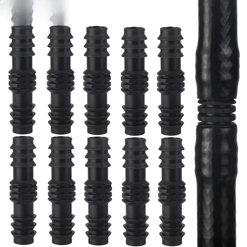 SPRYCLE 10er Set Gerade Kupplungen 16mm für Micro-Tropf-Bewässerung und 1/2 Zoll PE-Rohre zur Schlauchreparatur - Bild 5