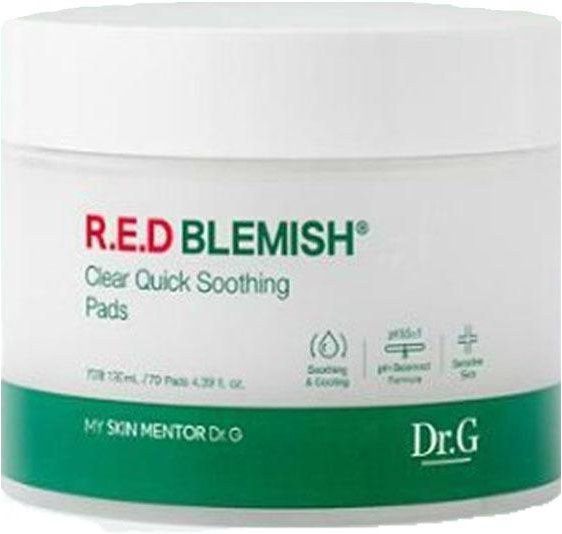 Dr.G R.E.D Blemish Clear Quick Soothing Pack Gesichts-Pads, 130 ml - Bild 1