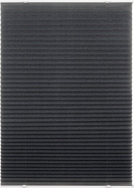 Ondeco Plissee Prompt Basic ohne Bohren mit Klemmträger, Sonnenschutz Lichtschutz, Grau, B: 70 cm, H: 130 cm - Bild 1