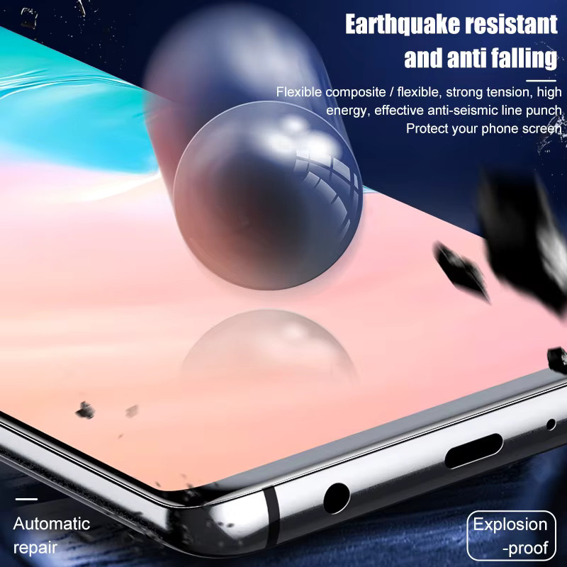 5-teiliges Hydrogel Display Schutzfolien Set für Samsung Galaxy S24 S23 S22 S21 S20 S10 S9 S8 Note 20 Ultra sowie A54 A34 A24 A14 in Transparent - Bild 5