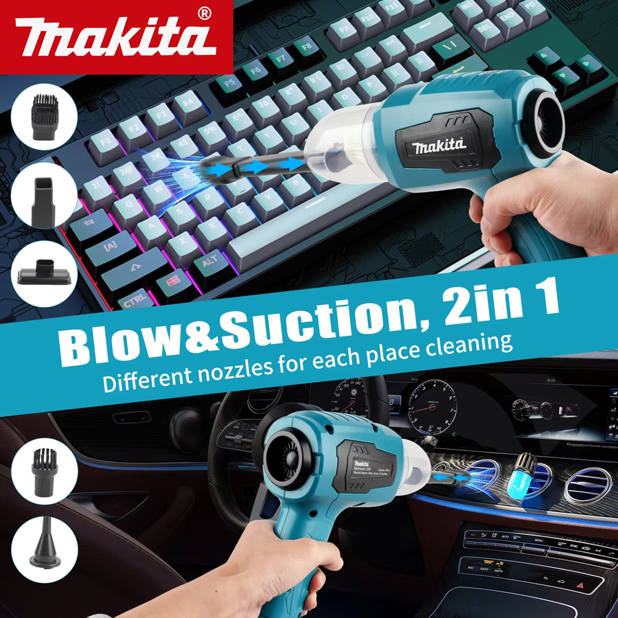 Makita 18V Mini Handstaubsauger wiederaufladbar für die Nutzung im Auto - Bild 5