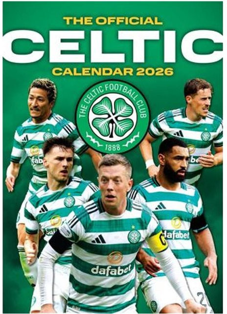 Celtic FC Wandkalender A3 in Grün - Bild 1